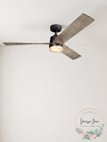 Kichler 300275 Spyn 52Inches 3 Blade Indoor Ceiling Fan - Anvil Iron by Vanessa Jane