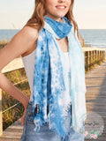 Steve Madden Two-Tone Tie-Dyed Scarf, Various Colors by Vanessa Jane