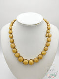 LAUREN Ralph Lauren 16 Stone Collar Choker (Gold) Necklace by Vanessa Jane