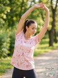 Ideology Breast Cancer Research Foundation Printed T-Shirt Pink by Vanessa Jane