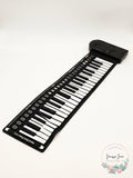 Electric Piano Portable Electronic Piano 49 Keys Soft Keyboard Piano by Vanessa Jane