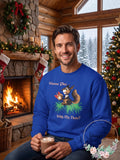 Alex Stevens Mens Play with My Nuts Ugly Christmas Sweater by Vanessa Jane
