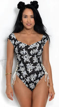 Bar III Off-The-Shoulder One-Piece Swimsuit by Vanessa Jane