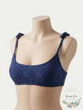 Aqua Square Neck Bralette Bikini Top by Vanessa Jane