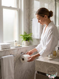 Alno A7066 Spa 1 - Contemporary Single C Post Slide on Toilet Paper Holder by Vanessa Jane