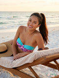 Hula Honey Juniors Leaf Breeze Underwire Push-up Midkini Swim Top by Vanessa Jane