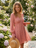 Cotton on Woven Pepa Long Sleeve Sexy Mini Dress by Vanessa Jane
