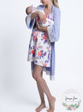 ??Blooming Women by Angel 4 Piece Robe and Matching Baby Set, Size XL by Vanessa Jane