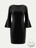 Jessica Howard Bell-Sleeve Sheath Dress by Vanessa Jane