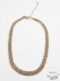 Inc Rhinestone Mesh Statement Necklace, 15 + 4 Extender by Vanessa Jane