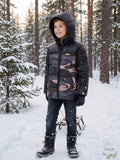 Michael Kors Big Boys Camo-Print Hooded Puffer Jacket by Vanessa Jane