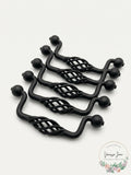 Lot of 7 Liberty Hardware PN0527 Forged Iron II 3-3/4 Inch Birdcage by Vanessa Jane