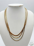 Inc Gold-Tone Layered Pendant Necklace, 17 + 3 Extender by Vanessa Jane