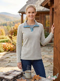 Mountain Khakis Women's Pop Top Pullover, Size Large by Vanessa Jane