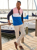 Club Room Mens Colorblocked 1/4-Zip Fleece Sweatshirt by Vanessa Jane