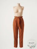 Bar III Womens High Rise Ruched Paperbag Pants, Size XXL by Vanessa Jane