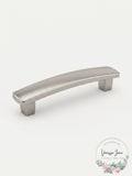 Lot of 2 Baldwin 4357150 Severin Cabinet Pull in Satin Nickel by Vanessa Jane