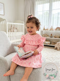 First Impressions Baby Girls Print Ruffle Dress, 6-9 Months by Vanessa Jane