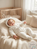 First Impressions Baby Hooded Footed Faux-Sherpa Bunting Snowsuit by Vanessa Jane
