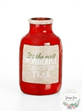 Songs of the Season 7 inch Tall Inscription That Reads Its The Most Wonderful by Vanessa Jane