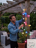 UltraLED Battery Operated Berry Color-Changing Twinkle Light String by Vanessa Jane