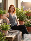Ultra Flirt Juniors Henley Tank Top by Vanessa Jane