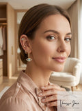Unwritten 14K Gold Flash Plated 3-Pieces Cubic Zirconia Dainty Earring Set by Vanessa Jane