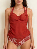CUPSHE Womens Tankini Set Two Piece Swimsuit High Waisted, Medium by Vanessa Jane