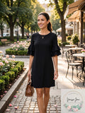 John Paul Richard Double Ruffle Sleeve Dress,Size XL by Vanessa Jane
