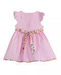 Rare Editions Baby Girls Lurex Seersucker Flutter Sleeve Dress,Pink, 3-6Months by Vanessa Jane