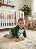 Carters Baby Boys 2-Pc. Faux-Fur Sweatshirt and Fleece Jogger Pants Set by Vanessa Jane