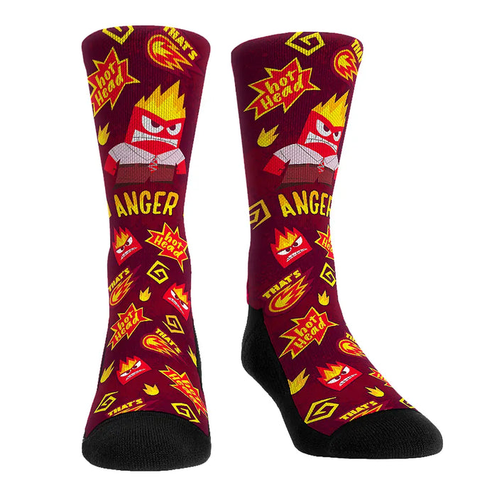 Inside Out 2 - Anger - All-Over by Rock 'Em Socks