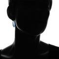 Inside Out Ocean Blue Hoop Earrings by DailySale