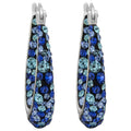 Inside Out Ocean Blue Hoop Earrings by DailySale