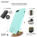 Inspire Series Teal Case - iPhone SE (2nd & 3rd Generation) by Zerodamage Sahara Case LLC