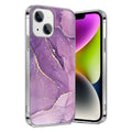 Inspire Series Purple Marble Case - iPhone 14 Plus - CP00334 by Zerodamage Sahara Case LLC