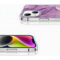 Inspire Series Purple Marble Case - iPhone 14 Plus - CP00334 by Zerodamage Sahara Case LLC