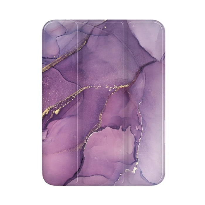 Inspire Series Purple Marble Folio Case - iPad Mini by Zerodamage Sahara Case LLC
