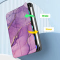 Inspire Series Purple Marble Folio Case - iPad Mini by Zerodamage Sahara Case LLC