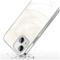 Inspire Series White Marble Case - iPhone 14 Plus - CP00333 by Zerodamage Sahara Case LLC