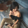 Interlocking Circles Gold Necklace by Dear Ava