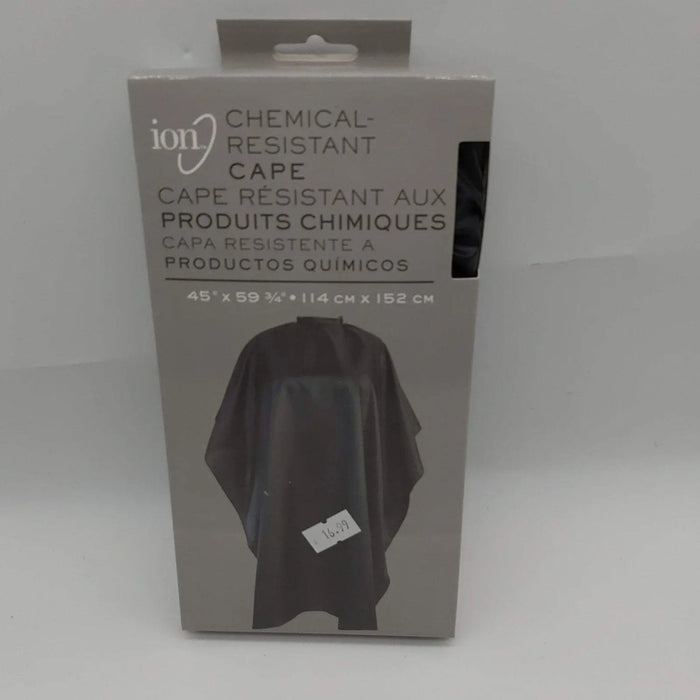 Ion Chemical-Resistant Salon Cape, 45" x 60", Black by Price Is Right Miami