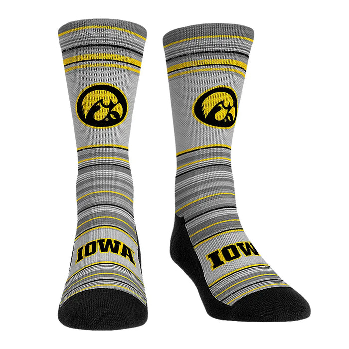 Iowa Hawkeyes - Heather Classics by Rock 'Em Socks