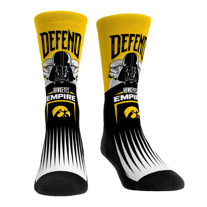 Iowa Hawkeyes - Star Wars - Defend The Empire by Rock 'Em Socks