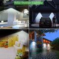 IP65 Waterproof Solar Lights Outdoor 55 LEDs Wall Solar Lights by DailySale