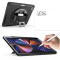 iPad Pro 12.9-inch Hand Strap Case - Heavy-Duty Protection with Built-In Screen Protector and Kickstand | Raider Series by Zerodamage Sahara Case LLC