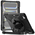 iPad Pro 13-inch (M4 2024 / M5 2025) Case - Heavy-Duty with Hand Strap | Raider X Series by Zerodamage Sahara Case LLC