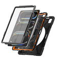 iPad Pro 13-inch (M4 2024 / M5 2025) Case - Heavy-Duty with Hand Strap | Raider X Series by Zerodamage Sahara Case LLC
