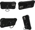 iPhone 14 Pro Max 6.7-inch Protection Kit Bundle - DualShock Series Case with Tempered Glass Screen and Camera Protector - Black by Zerodamage Sahara Case LLC