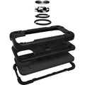 iPhone 14 Pro Max Heavy-Duty Case - Kickstand, Non-Slip Grip | Raider Series by Zerodamage Sahara Case LLC